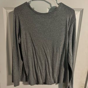 Light grey long sleeve shirt